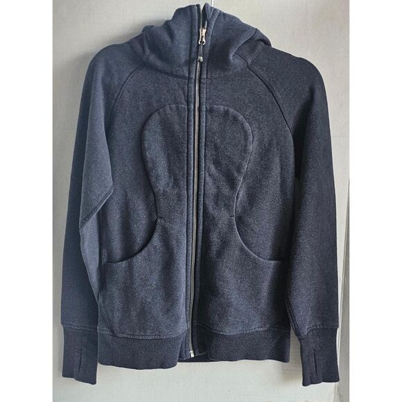 Lululemon Women’s Scuba Hoodie III | Heathered Blue Size 4– Performance Luxe - Picture 5 of 11